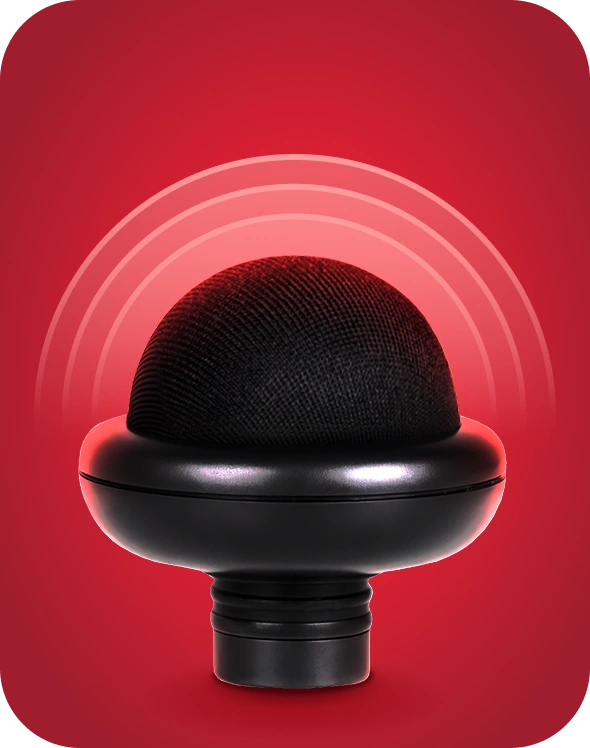 круглая насадка с гелем.