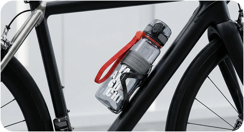 на велосипеде