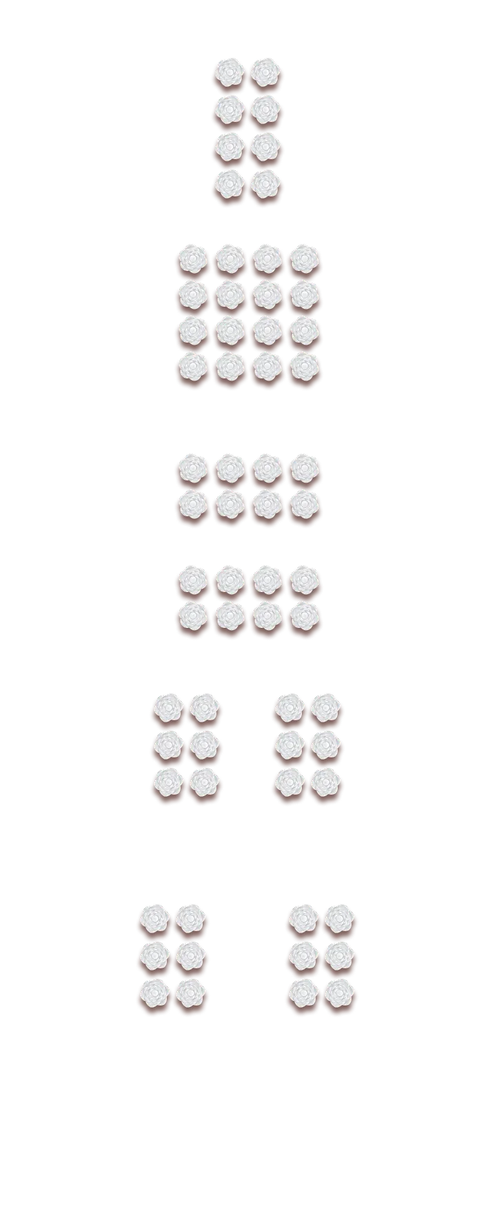 зоны массажа