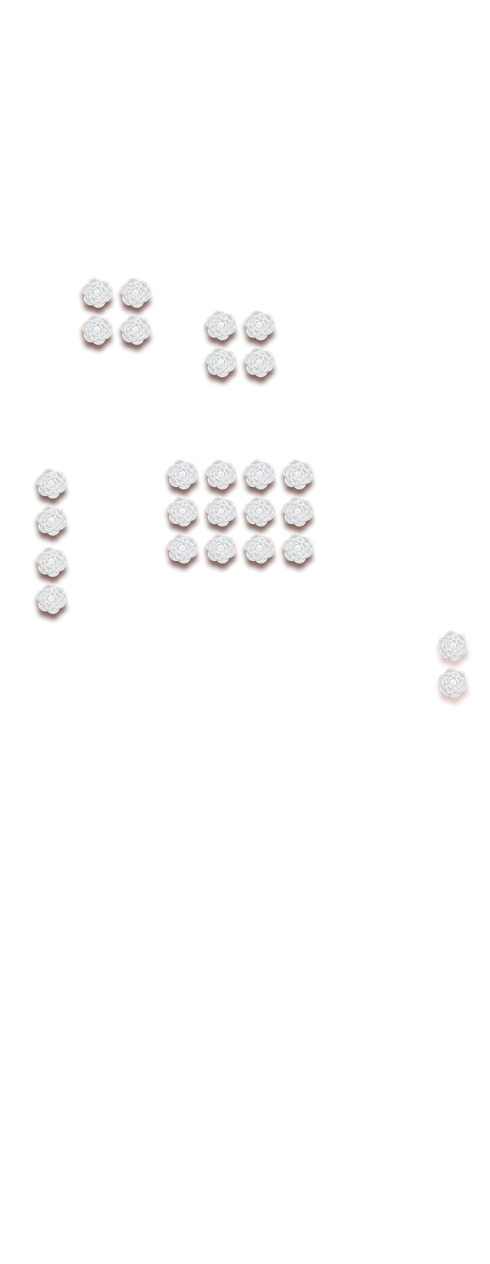 зоны массажа