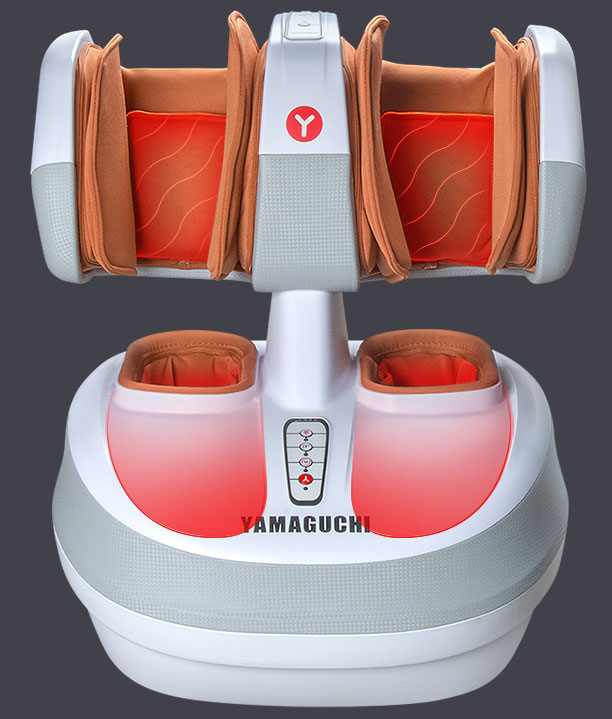 Опционный прогрев до 45 °С в массажере для ног Yamaguchi 2Feet