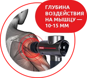 Перкуссионный массажер пистолет Yamaguchi Therapy Massage Gun