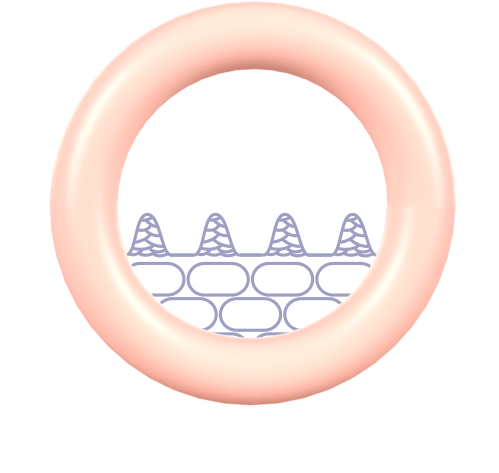 Диск из силикона для массажа и очищения кожи лица