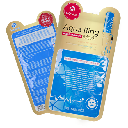 Маска для лица с гиалуроновой кислотой US MEDICA Aqua Ring Mask