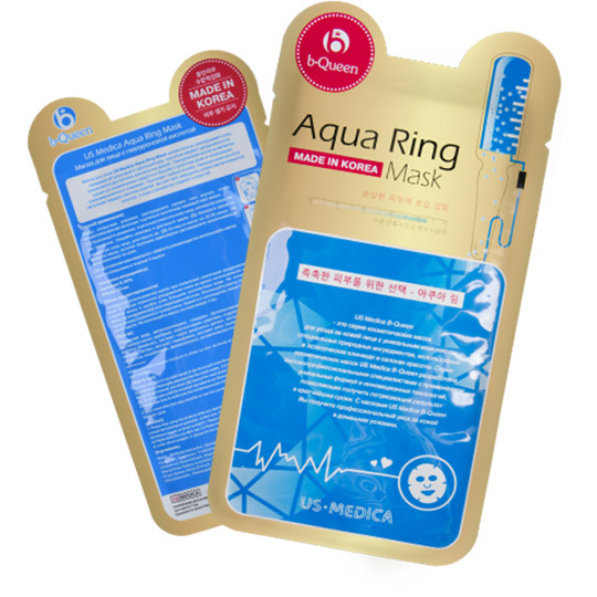 Маска для лица с гиалуроновой кислотой US MEDICA Aqua Ring Mask
