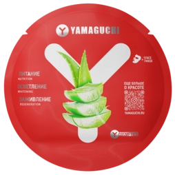 Маска для лица с алоэ <br/>Yamaguchi Aloe Mask